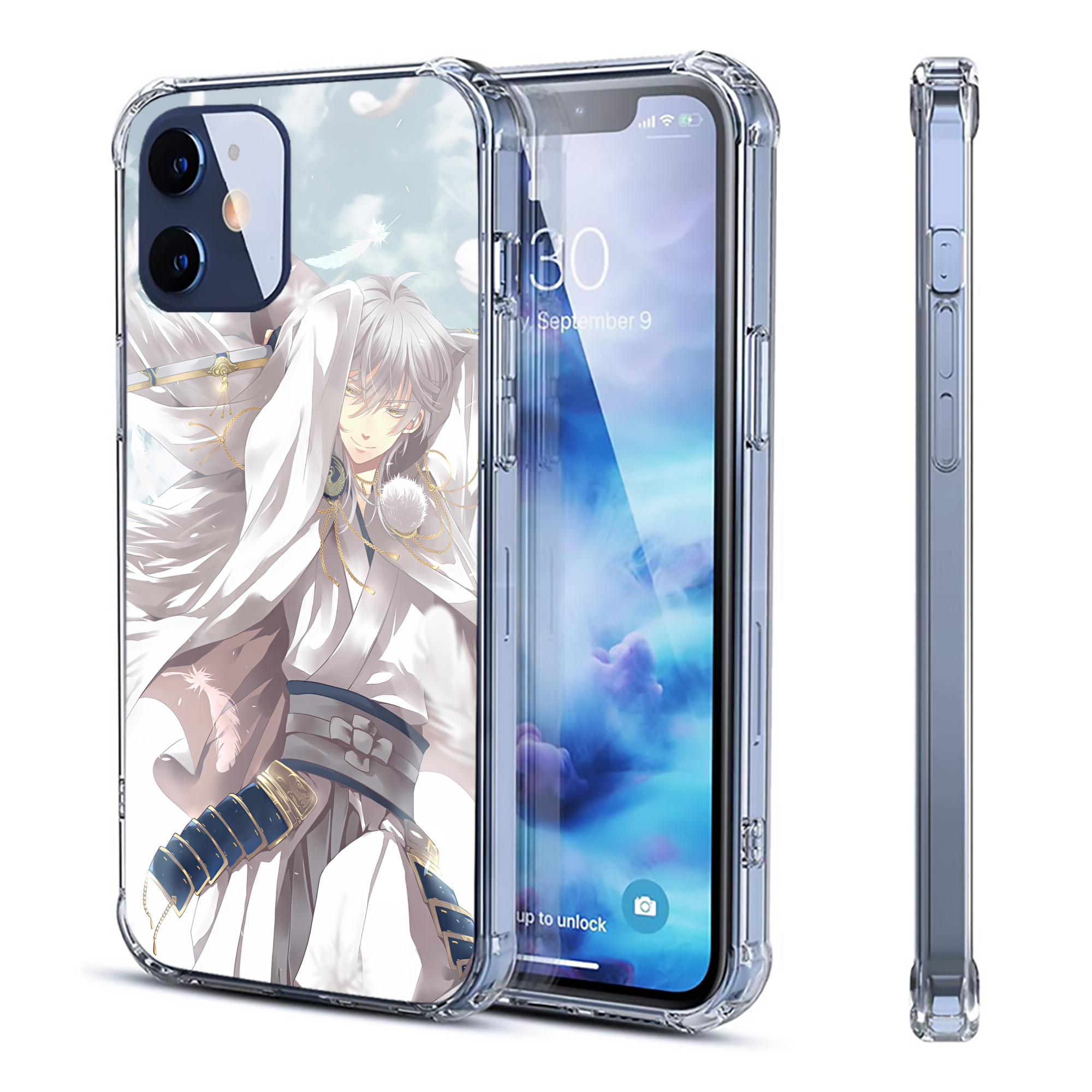 （画像用） 刀剣乱舞 Touken Ranbu 【iPhone 12シリーズ対応】透明スマホケース（クリアソフトケース）